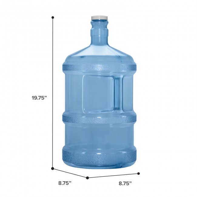 3 Gallon TALL- BPA FREE Plastic Reusable Water Bottle Container